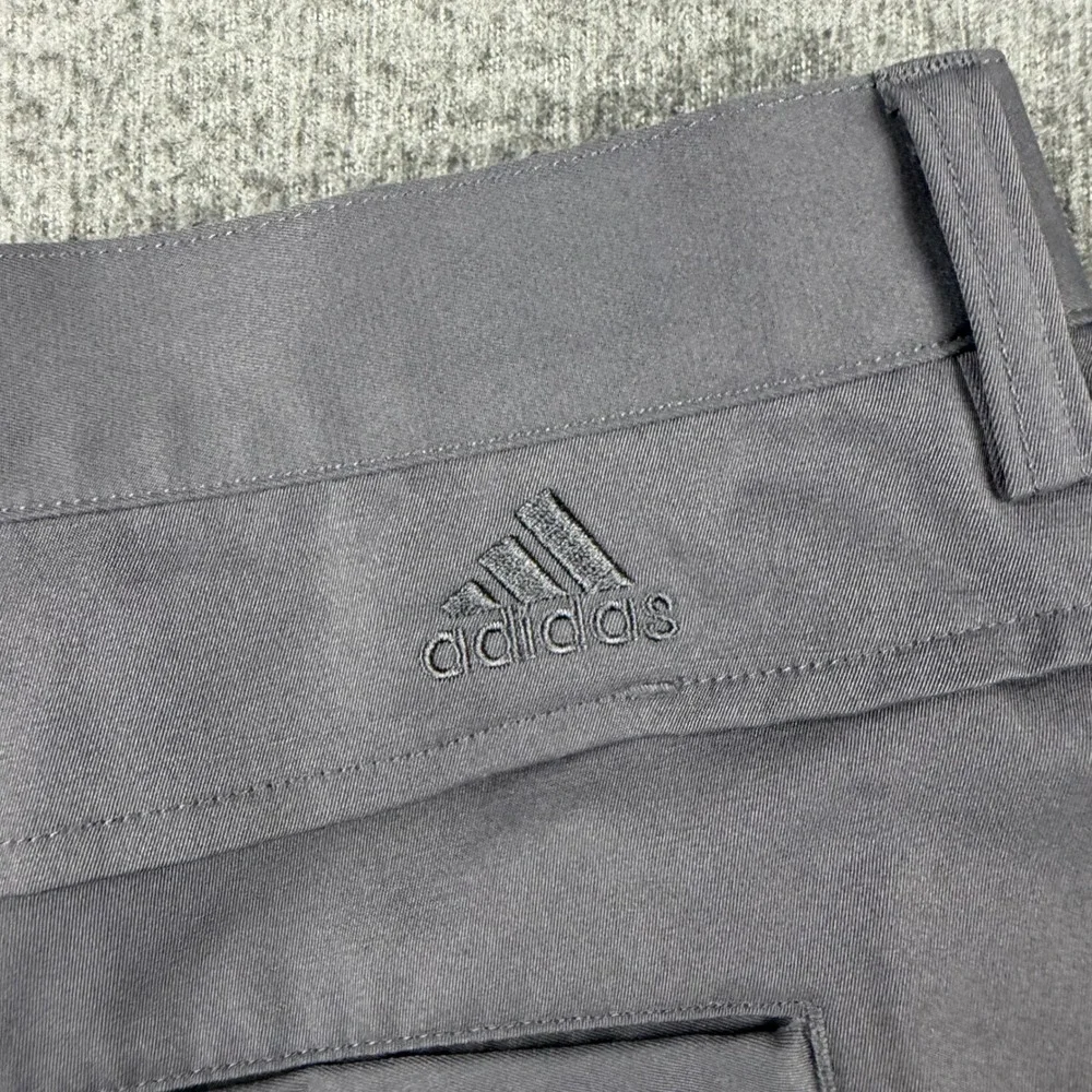 Adidas Climacool Golf Shorts Men 40 Gray Stretch Performance Flat Front Athletic
